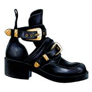 Shoes 00022：“BALENCIAGA” cut out boots（SS2011）