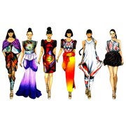 “Soumia Ghouini” GRADUATE FASHION WEEK ポートフォリオ look（2013年）