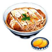 “Pork Utlet Bowl（カツ丼）”