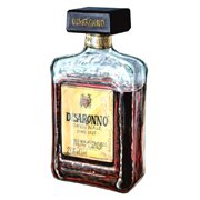 “DISARONNA Amaretto”『FIGARO japon 9月号（No,460）』（阪急コミュニケーションズ）村上香住子さんエッセイ“グー・チョキ・パリ！”挿絵（2014年）より